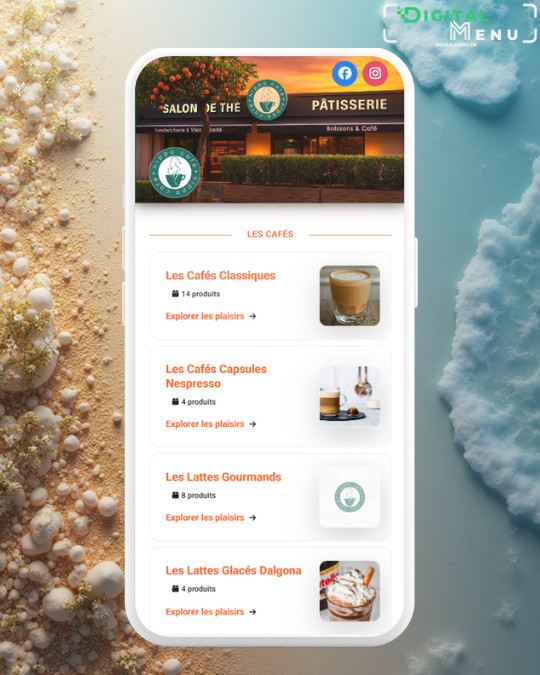 Background - Menu Digital Hippo Café